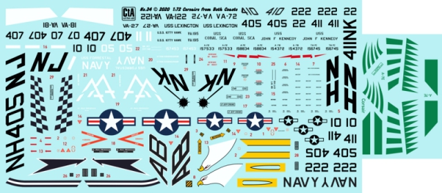 CTA-034 1/72 Corsairs from Both Coasts