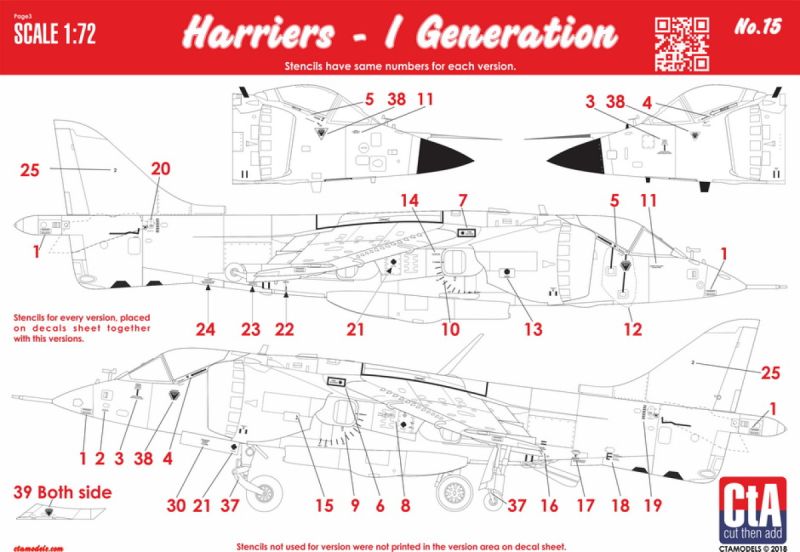 CTA-015 1/72 Harrier 1st Generation