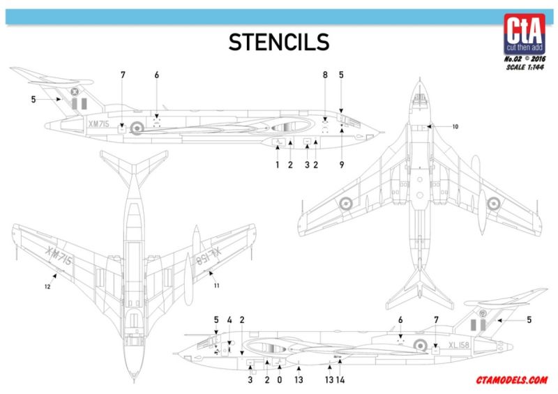 1/144 V-Bombers in Anti Flash White
