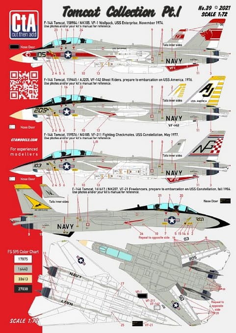 CTA-039 1/72 Tomcat Collection Pt.1