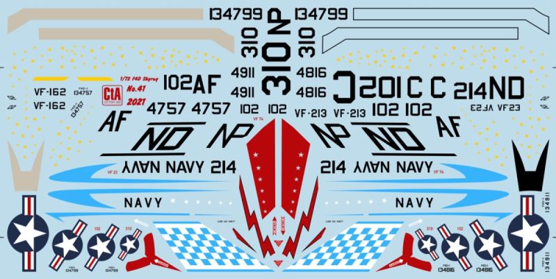 CTA-041 1/72 Douglas F4D Skyray