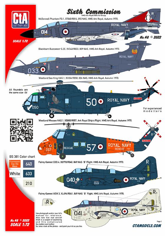 CTA-048 1/72 Sixth Commissions (HMS Ark Royal Air Group)