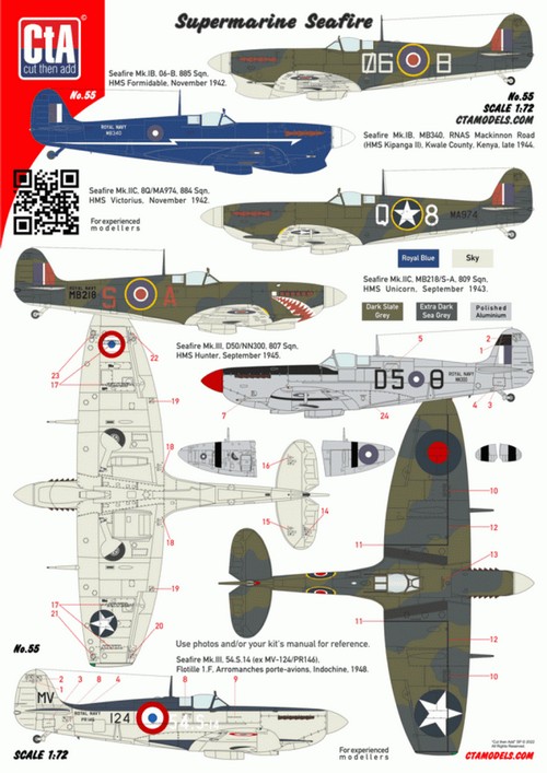 CTA-055 1/72 Supermarine Seafire