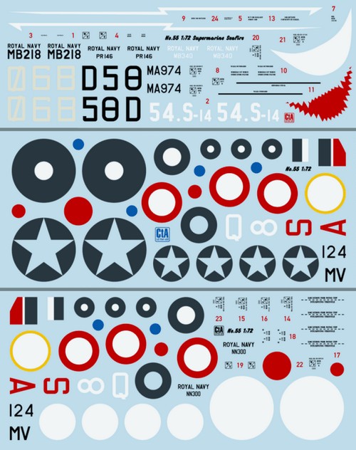 CTA-055 1/72 Supermarine Seafire
