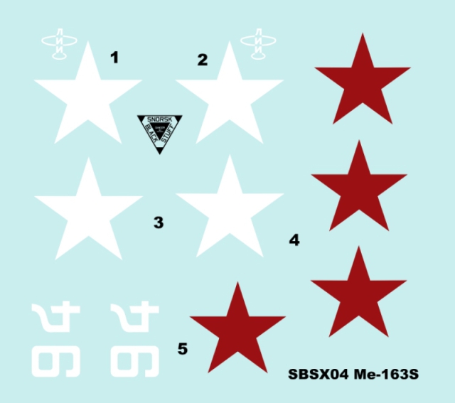 SBSX04 1/72 Messerschmitt Me-163S