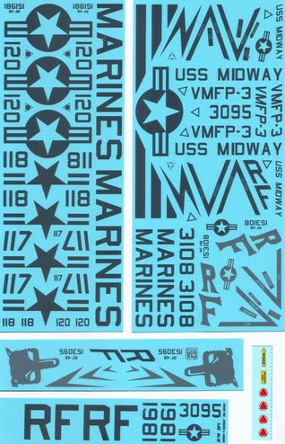 CTA 1/32 ROMEO FOX, SPECTER & OTHERS - decal sheet