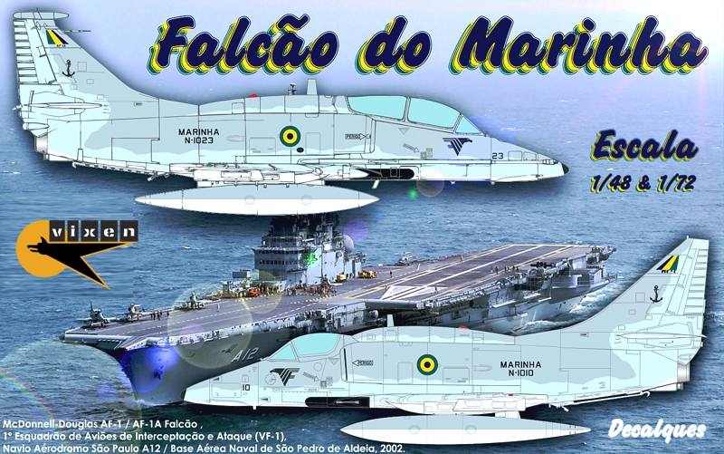 CTA-019 1/72 AF-1 Falcao. Marinha do Brasil