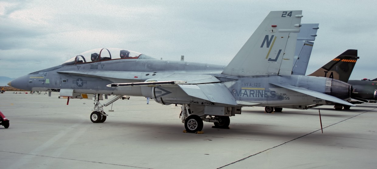 CTA 1/72 TF-18A Hornet, 161355/NJ524, VFA-125 "Rough Raiders", October 1982 - Vixen Decals