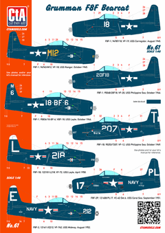 CTA-061 1/48 Grumman F8F Bearcat