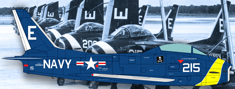 CTA Models 1/72 "Jolly Rogers TiNorth American FJ-3 Fury, BuNo.135964, E215, VF-61, USS Lake Champlain, June 1955meline. Part One"