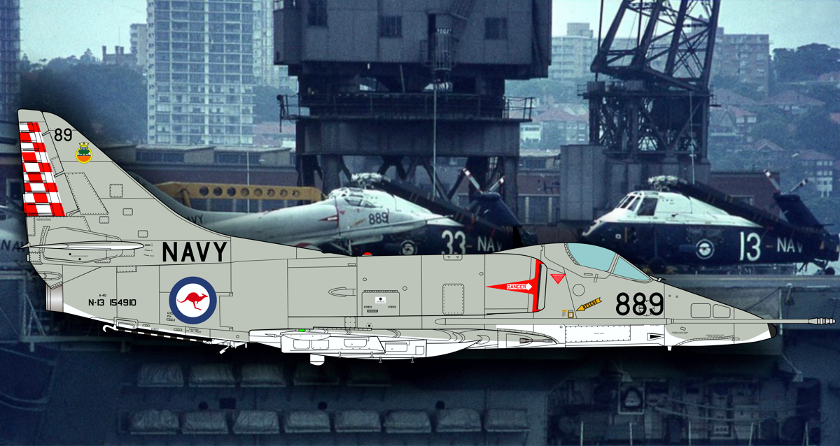 A-4G Skyhawk - CTA Decal "Aussie over the Seas"