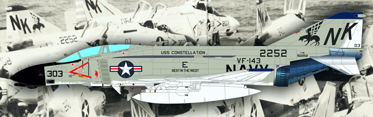 Aircraft flown by LCDR Black George and LTJG Gary Stone during Vietnam War