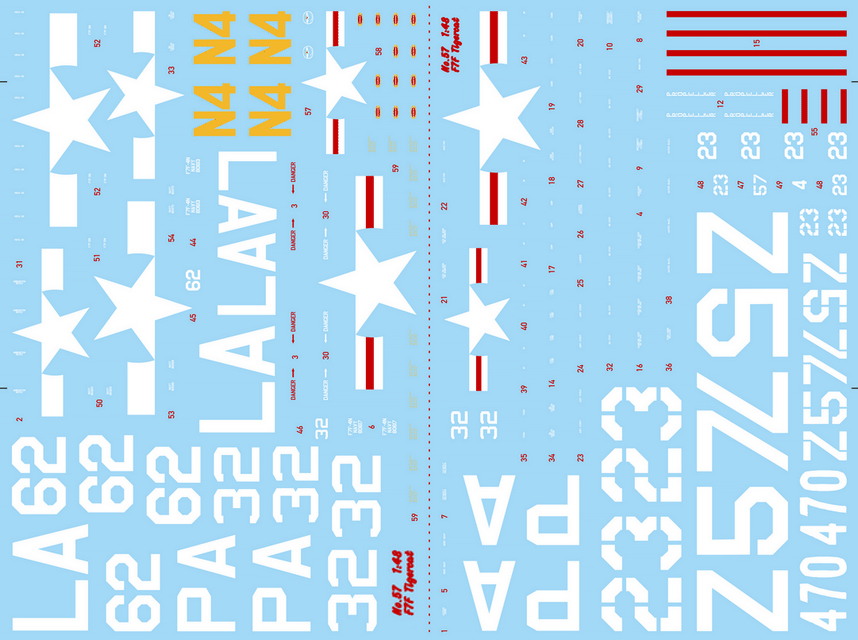 CTA Decals 1/48 Grumman F7F Tigercat